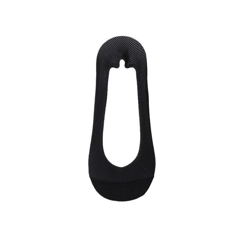 Ice Silk Boat Socks for Women's Summer, Thin Anti-slip and Non-slip-off, Cotton Sole, Summer Shallow Mouth Invisible Socks