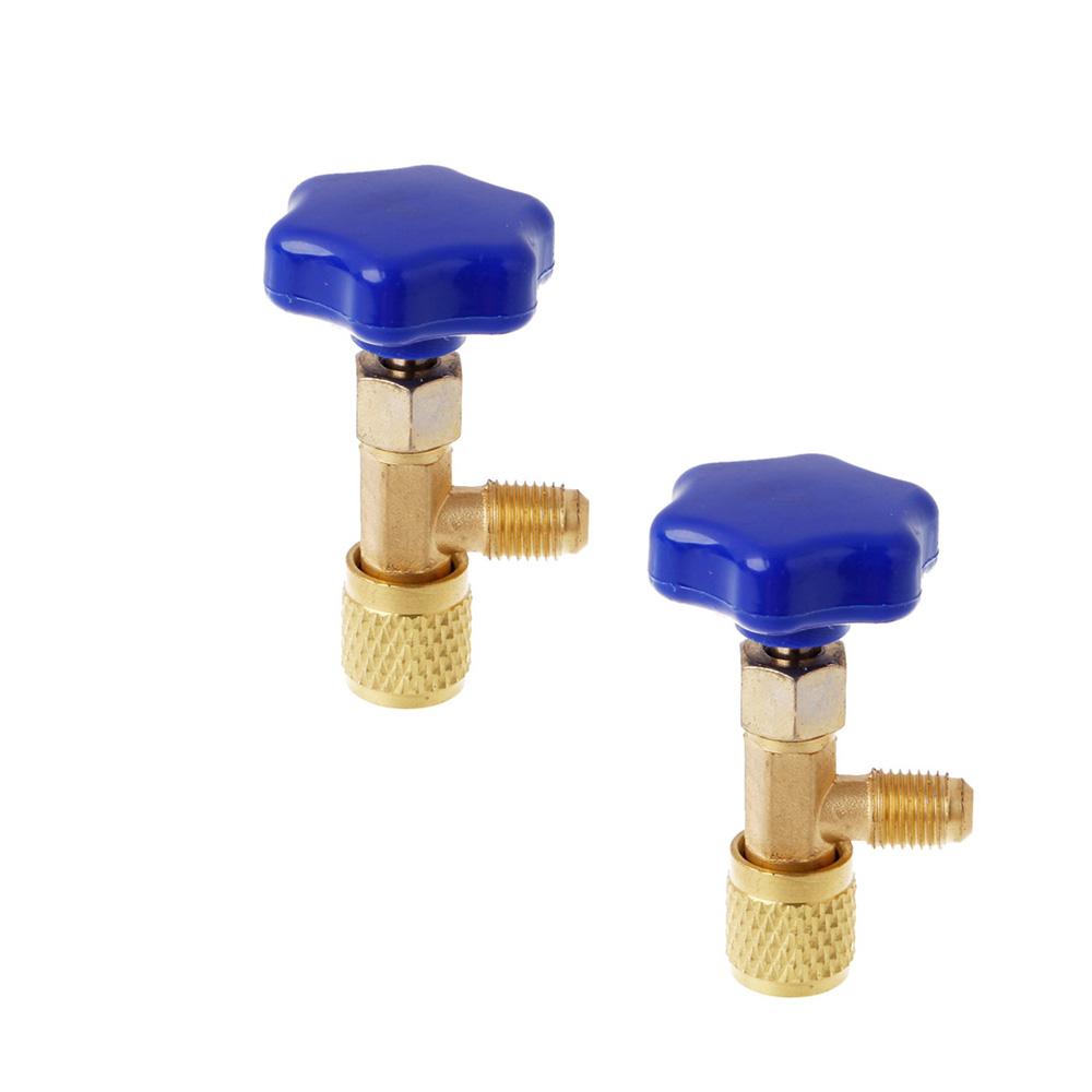 2× For R134a A/C Can Tap 1/2" Tapper Dispensing Valve Adapter Refrigerant Opener