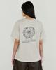 Diaendeukweseucheon Big Wheel Print T-Shirt / Beige