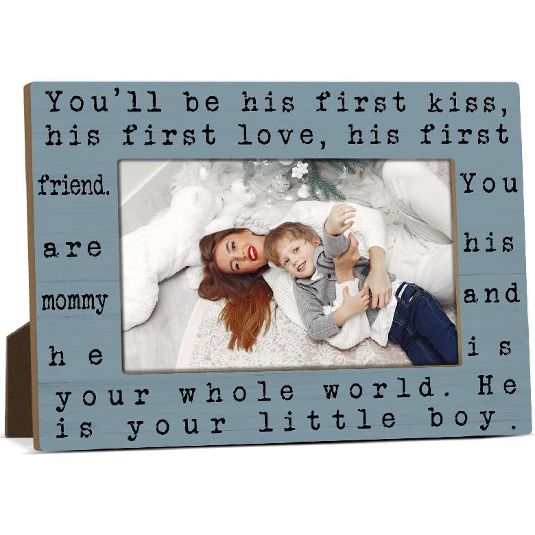 Mommy And Me Mom Picture Frame Wooden Photo Frames 4x6 for Mothers Day Picture Frame Desk Pictures Frames for Mother's Day Decorations for Mothers