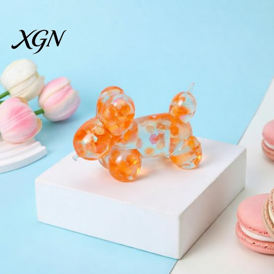 Soft Rubber Toy Squeeze Silicone Balloon Dog Shape Stress Relief Non-toxic Slow Rebound Portable Fidget for Kids And