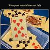 Gold Mini Tyrant Waterproof PVC Playing Cards - Palm-Sized 3x5cm Pocket Poker