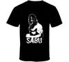 Vintage Black White Wrestler Portrait Graphic Man's T-Shirt