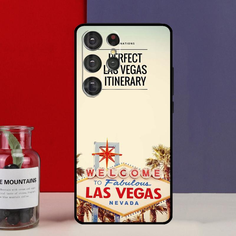 Las Vegas Strip Nevada Funda Case For Samsung Galaxy S25 Ultra S9 S10 S20 S21 S22 Plus S23 FE S24 Ultra Phone Cover