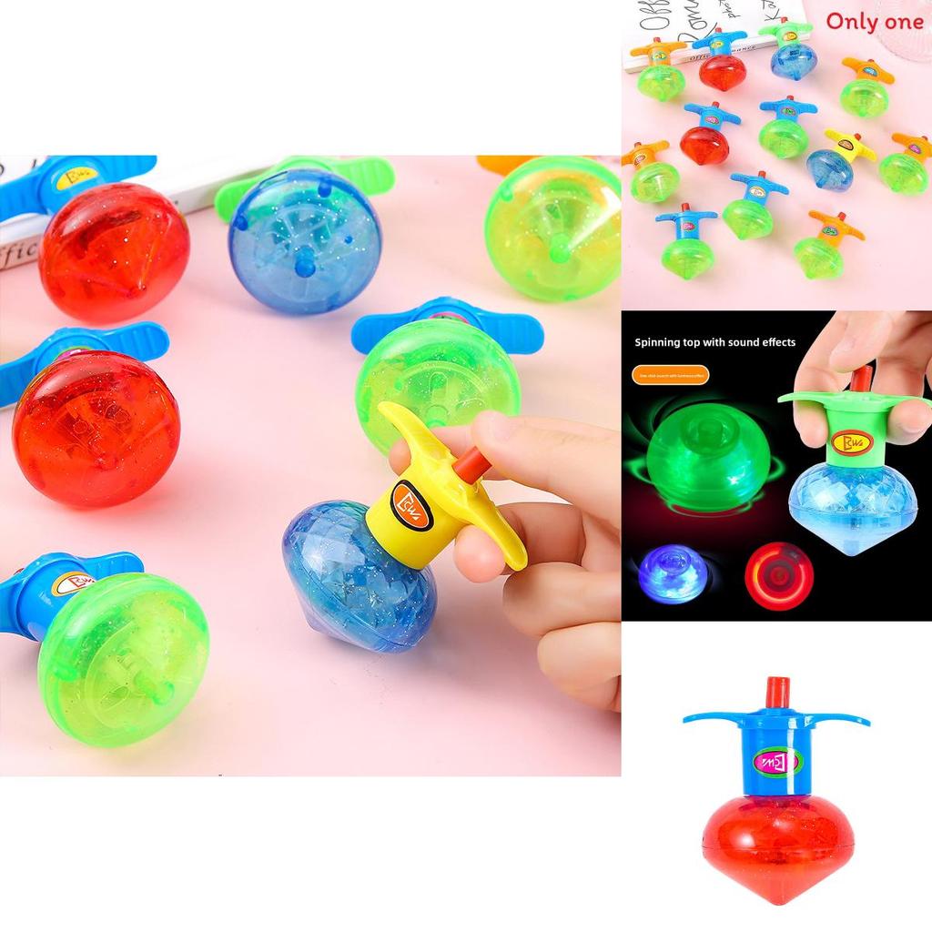 Pião de Plástico Brinquedo Para Crianças Com Lançador Colorido Características Adequado Para Crianças e Brincadeiras Escolares