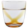 Toyo Sasaki Glass CORROT Cross 10084 Made in (Amber) [Handmade Glass, Japan, 280ml]