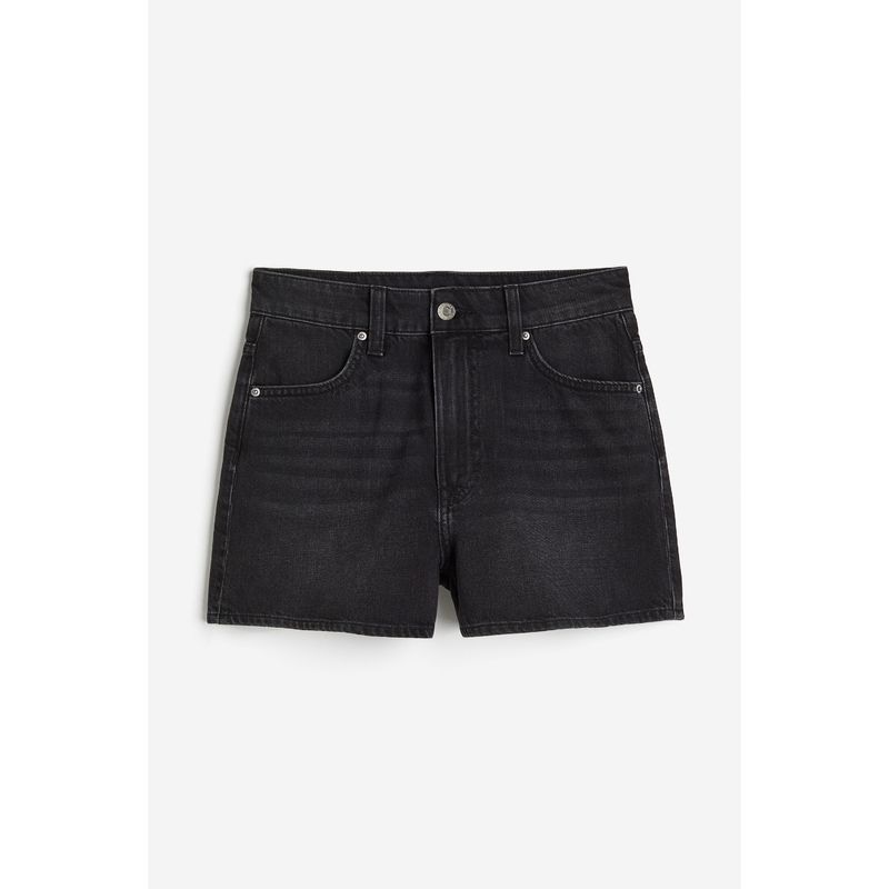

HM Women s Jeans Autumn Fashion Basic Plaid High Waist Cotton Denim Shorts 1212769