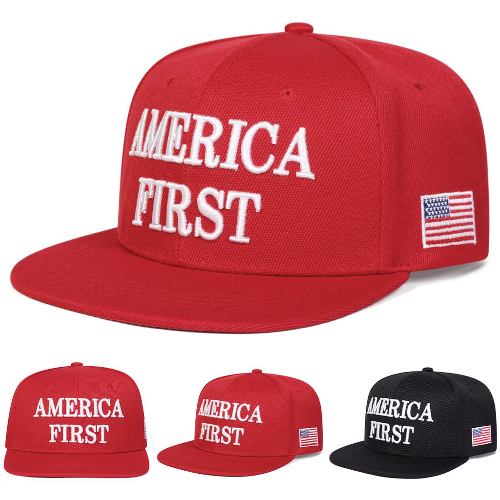 Hip-Hop Stitching Stitched Embroidered Alphabet First America Neutral Gender Women Men For Hats Spring And Autumn Outdoor Adjustable Casual