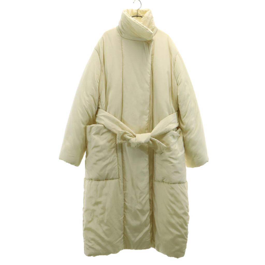 Lemaire Silk Blend Batting Coat 36 Ivory System Women Used