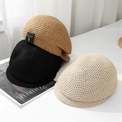 202604-27-AISHNG  Ins Chic SUMMER Breathable Weave Fashion Classic Forward Cap Men Women Leisure Visors Hat