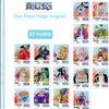 1pc Official ONE PIECE Egghead Polaroid-Style Fridge Magnet Blind Box. Collect the Straw Hat Crew—A Decorative Gift for Friends.