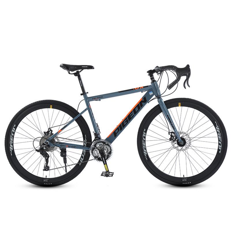 700C Road Bike with Spoke Wheel: Unisex Mountain Bicycle with Variable Speed