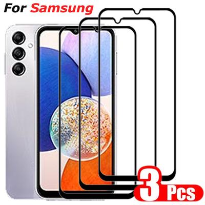 3 шт. закаленное стекло для Samsung Galaxy A14 A15 A06 A16 A54 A24 A34 A03 A05 A13 A23 A33 A53 A52 A73 A12 5G M35 M15 M53 M32 защитная пленка для экрана