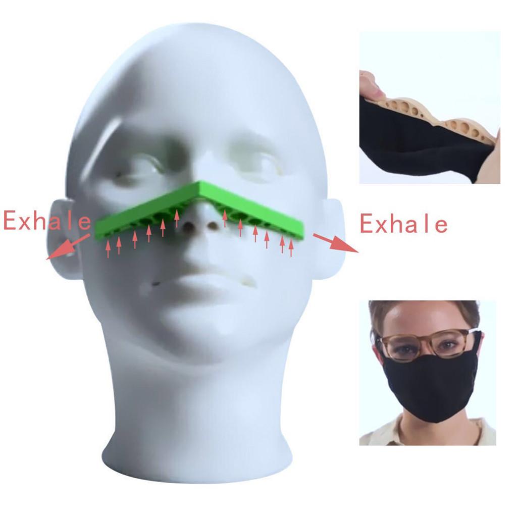Silicone Nose BridgeIncreases Breathing Space To Help Breathe Smoothly