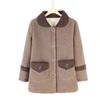 Herbst Winter Damen Jacke Dickes Fleece Warmer Mantel Damen Pelzmantel Mittellang Mutter Kleid Jacke