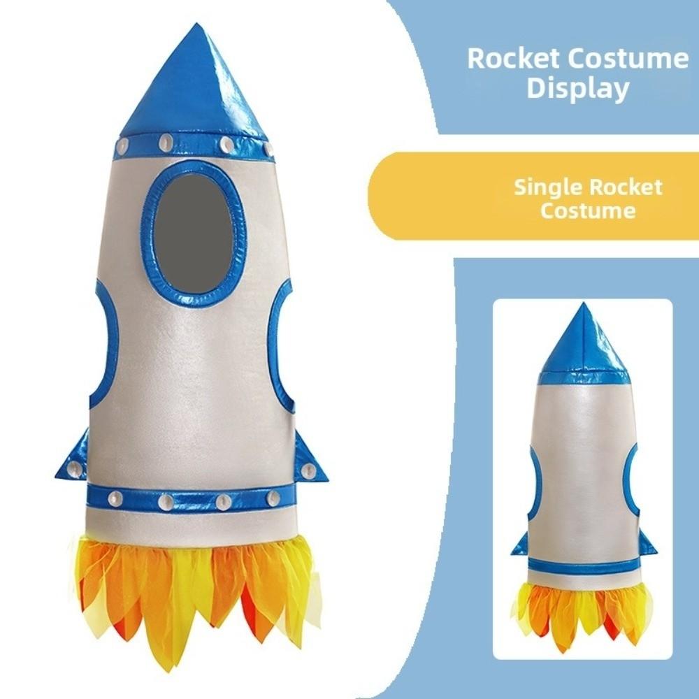 Kids Stage Cosplay Rocket Role Play Costume Halloween Costume Set Stage Performance