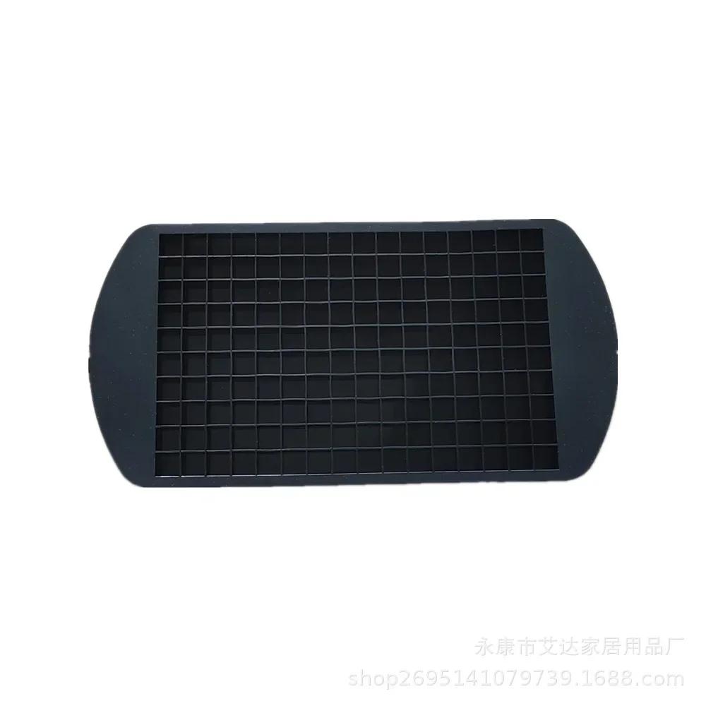 160 Grid Silicone Ice Tray Ice Cubes Foldable Ice Mold Breaker Grid Tray Small Square Mold Maker Silicone Mold