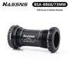RIRO Bicycle DUB Bottom Bracket 29mm Ceramic Bearing Crankset BB68/73mm