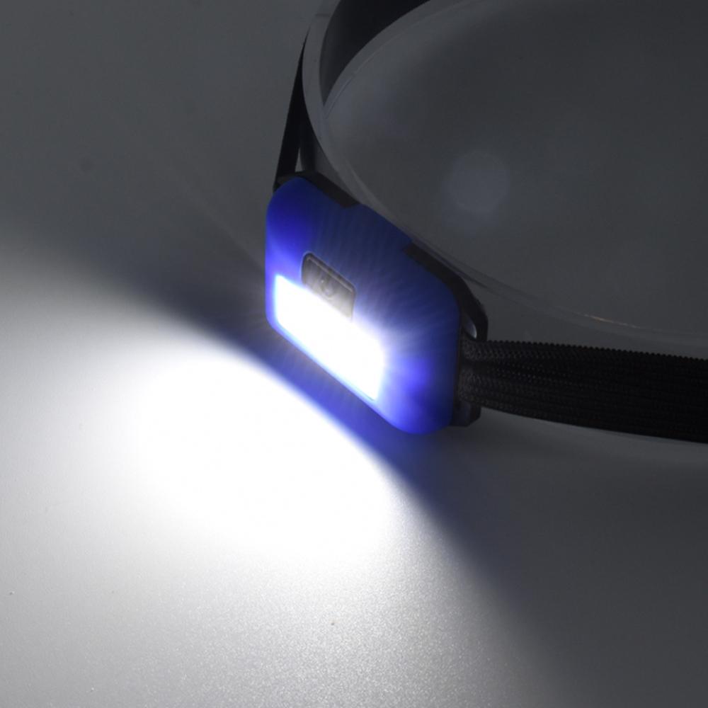 Portable COB Headlamps LED Headlight with 3 Modes Outdoor Mini Head Lamp Lighting for Camping Hiking Fishing Cycling