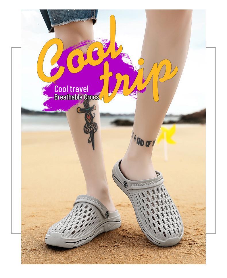 Herren Trendige EVA Sommersandalen: Step-On-Comfort Hausschuhe für drinnen und draußen