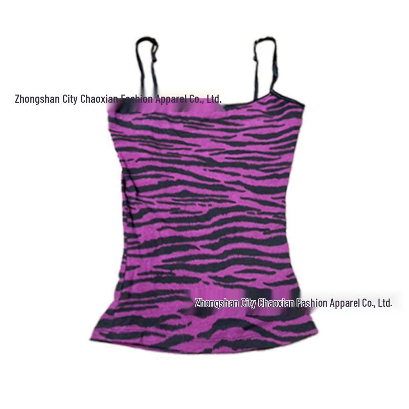 Purple & Black Striped Halter Top - Sexy, Slimming, Fashionable, and Versatile Medium