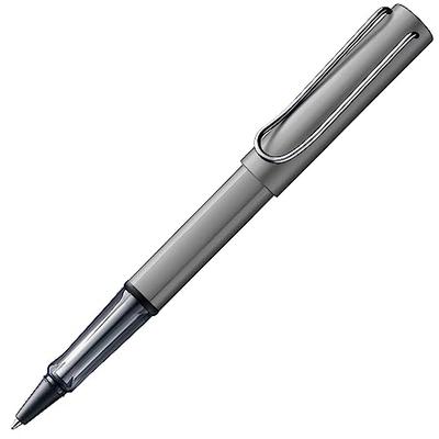 LAMY AL-star Graphit-Tintenroller - Transparent, Ergonomischer Griff, Mittlere Strichstärke - Leichter Aluminiumkörper - Enthält LAMY M 63 Schwarze Tintenroller-Mine