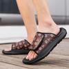 Fashion CYYTL Mens Casual Slippers Outdoor Beach Summer Shoes Sandals Walking Slides Comfort Lightweight Luxury Fashion Designer Leather