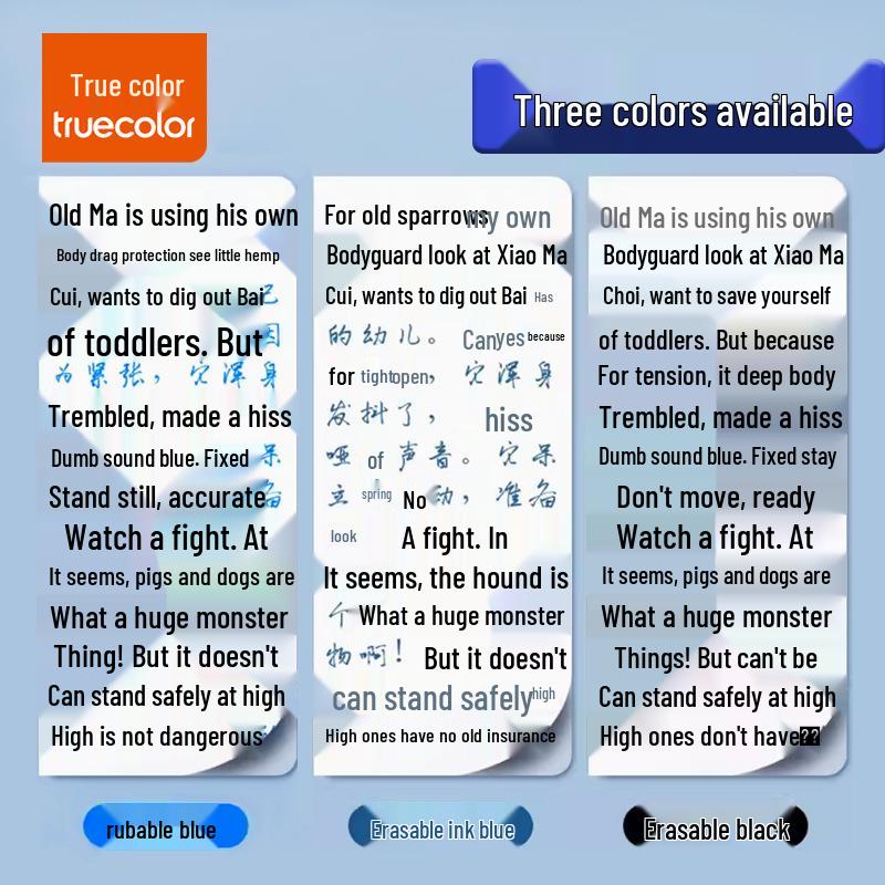 Termosenzitivní vymazatelná inkoustová cartridge do plnicího pera pro studenty - Snadno vymazatelná, Vyměnitelná