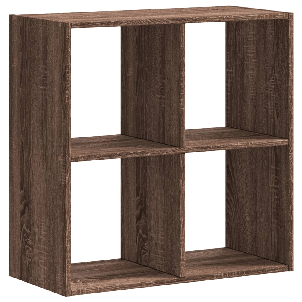 Bookshelf Brown Oak Effect 68.5 x 32 x 68.5 cm Engineered Wood
