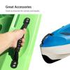 2pcs Kayak Carry Handle Nylon Rubber Non-Slip Canoeing Handle for Kayaking Boating Accessories