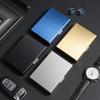 Porte-cartes de crédit en aluminium bloquant les RFID pour homme Portefeuille métallique Fin Étui pour cartes Pop-up Boîte pour cartes d'identité professionnelle Portefeuille de poche minimaliste