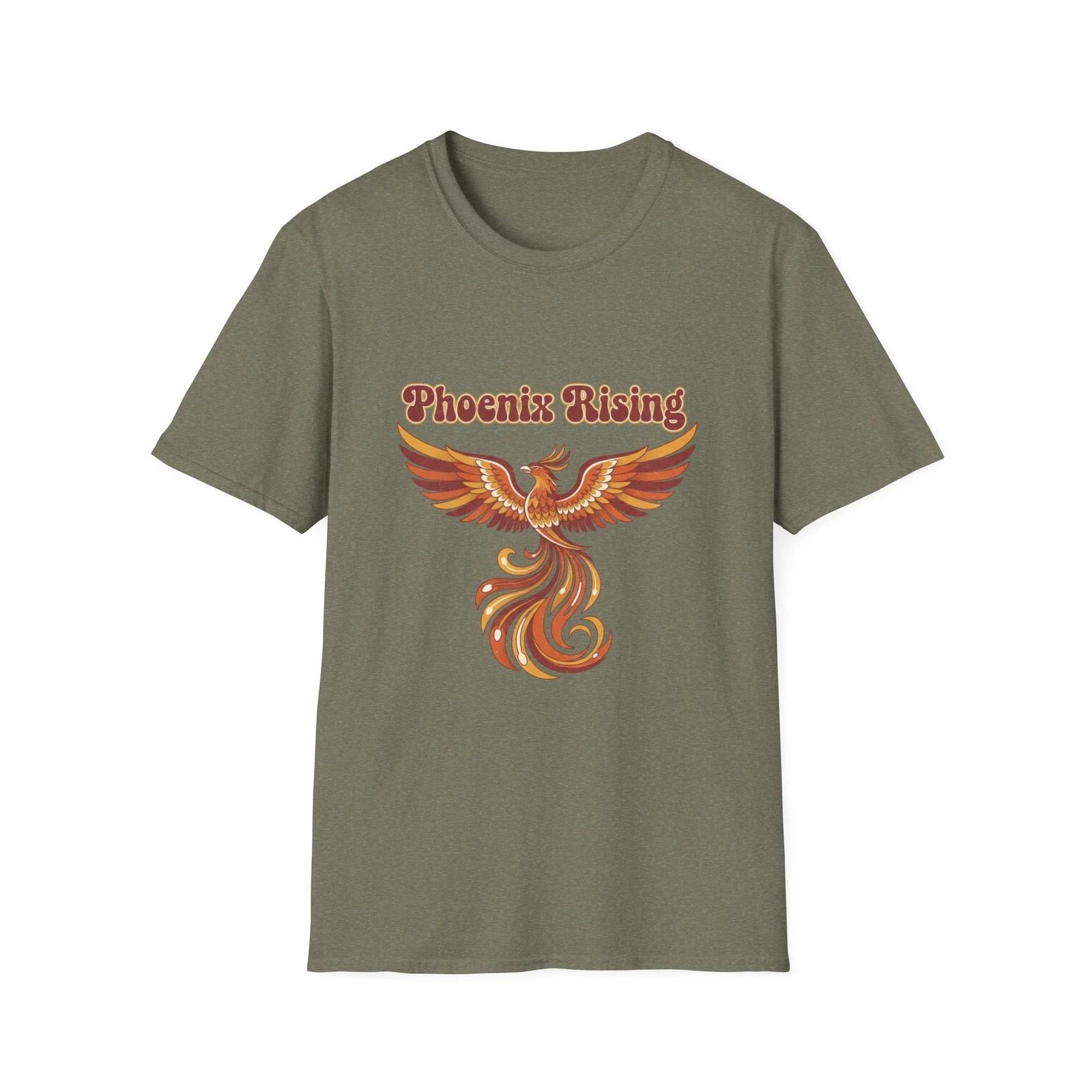 Phoenix Rising T shirt | Magic Man Back Print L