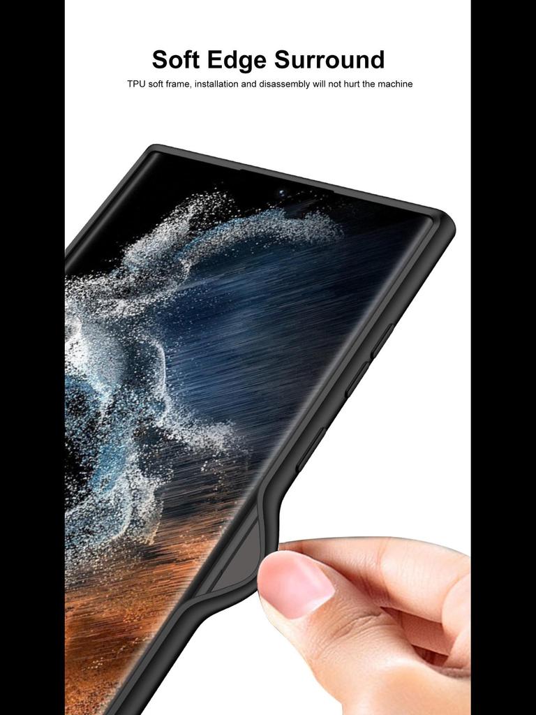 „Husă lichidă din silicon cu acoperire completă pentru Samsung S24 Ultra/S23 Plus - protecție împotriva căderii, la senzația pielii”