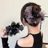 Perlen Charm Krallenclip 13cm Große Haarspange Neue Schleifen-Haarspange Kopfschmuck