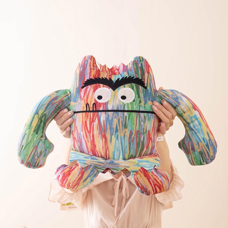 Das Farbmonster-Plüschtier – weich und kuschelig – erhältlich in 15 cm, 25 cm und 35 cm (Optionen)