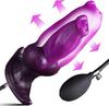 Inflatable Animal Penis Anal Plug Vagina Anus Dilator Silicone Expandable Butt Dilator Sex Toy