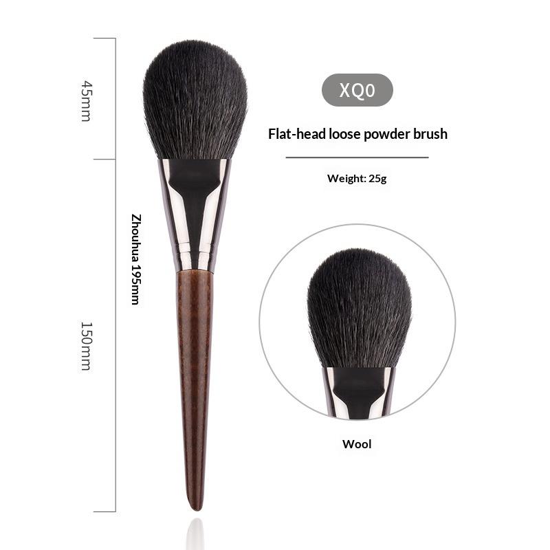 Professional Animal Hair Makeup Brush Set Complete Soft Bristles for Eyeshadow Lip Foundation Beginner Use