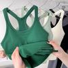 Lu Same Ebb Yoga Vest Women's Sports Bra Removable Chest Pad I-Shaped Pilates Yoga Jacket