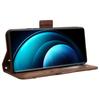 For vivo X100 Pro 5G Case Wallet Leather Phone Cover with Multiple Card Slots
