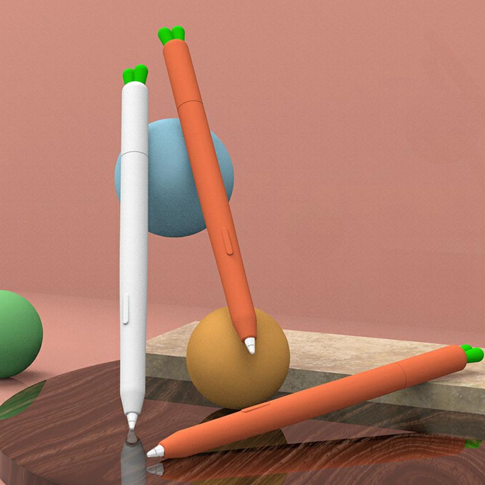 LOVE MEI For Samsung Galaxy Tab S11/S11 Ultra S Pen Sleeve Carrot-Shaped Stylus Protective Case