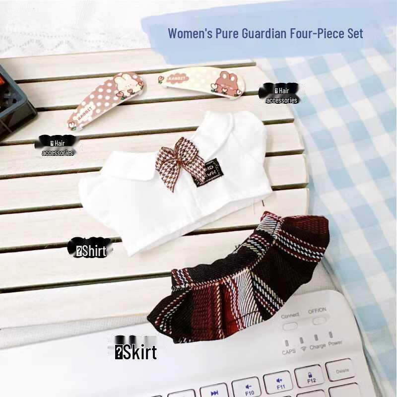 

Комплект детской одежды из хлопка в стиле колледжа - Включает рубашку-униформу, кожаную куртку и пальто для мальчиков и девочек (10см-20см) 10cm