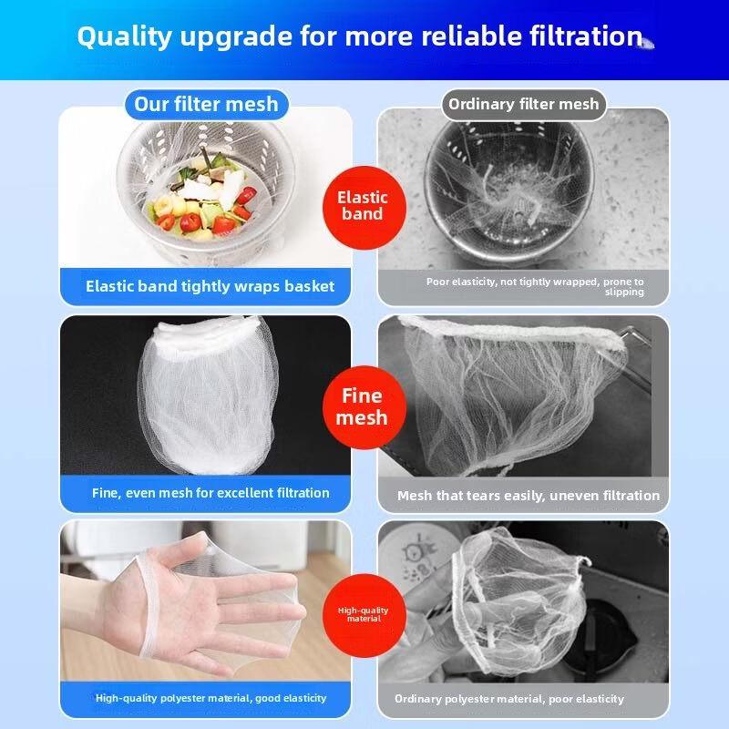 ZISIZ Disposable Kitchen Sink Filter Bags