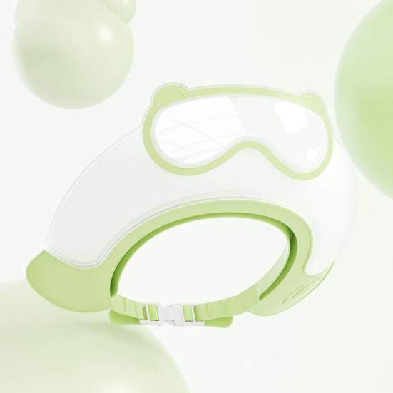 Bonnet de Lavage pour Bébé Imperméable Chapeau de Bain Bord en Silicone Sans BPA Qualité Alimentaire Bandeau Réglable Protection Douce pour Yeux Oreilles pour Bébés Jeunes Enfants Douche Douce