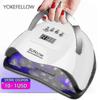 25-26 280w Uv Led Nail Lamp 57 Led 4 Timer Nail Dryer With Motion Sensing Memory Function Removable For All Nail Gel Light Home Salon Guanguan