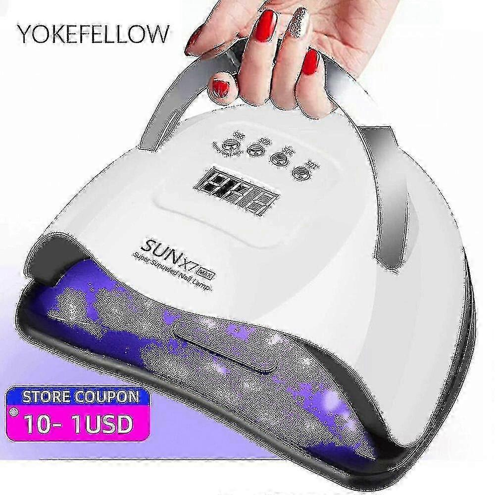 25-26 280w Uv Led Nail Lamp 57 Led 4 Timer Nail Dryer With Motion Sensing Memory Function Removable For All Nail Gel Light Home Salon Guanguan