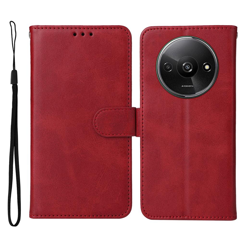 For Xiaomi Redmi A3 4G/Poco C61 4G Case Magnetic Clasp Leather Flip Wallet Phone Cover