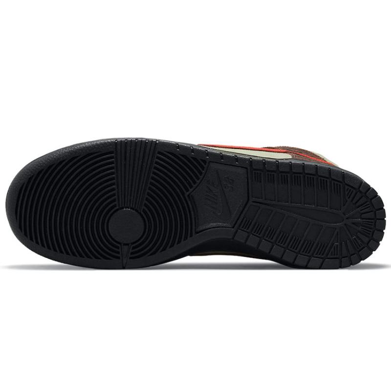 Nike X Color Skates Sb Dunk High 'Kebab And Destroy' Skateboard Shoes CZ2205-700