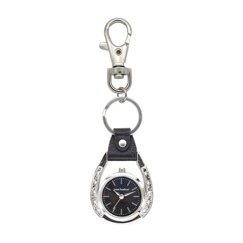 

[Follow] pocket watch porte bonheur(porto) Bonheur) horseshoe charm watch N03124A-0 BK ladies