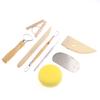 8Pcs/Set Pottery Diy Tool Clay Molding Ceramics Molding Tools Artwork Kit