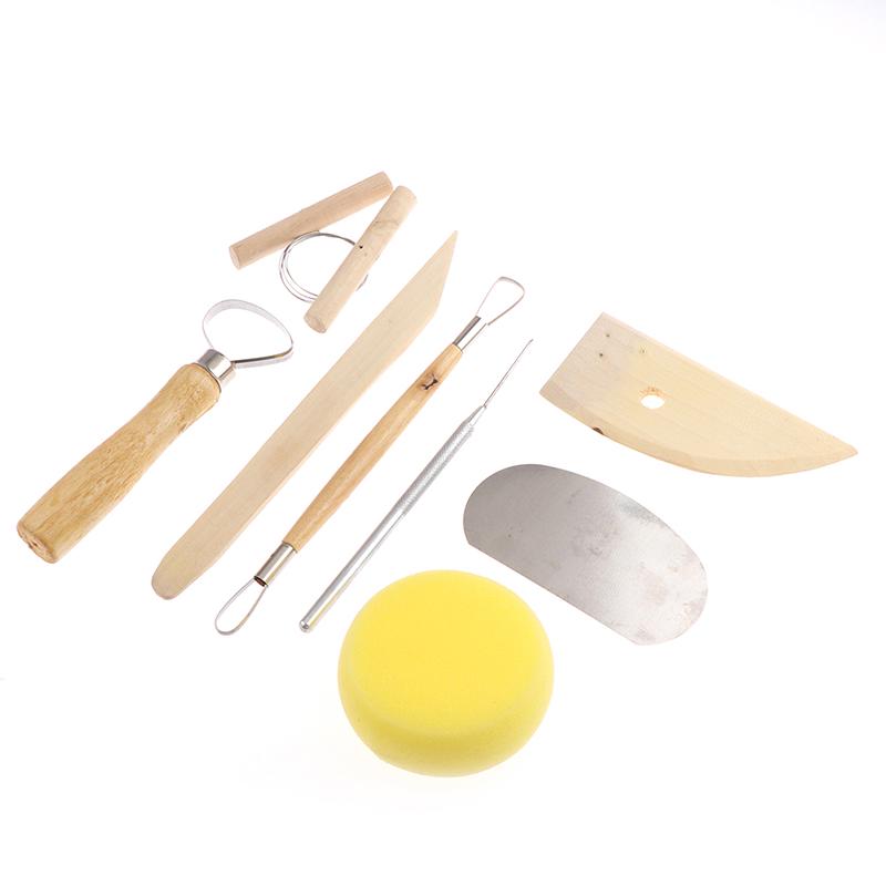 

8Pcs/Set Pottery Diy Tool Clay Molding Ceramics Molding Tools Artwork Kit one size